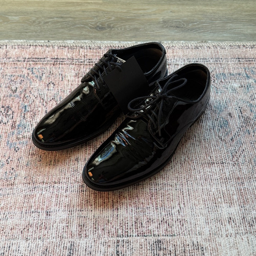 Black Patent Leather Dress Shoes